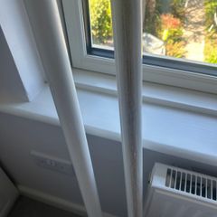 2 curtain poles