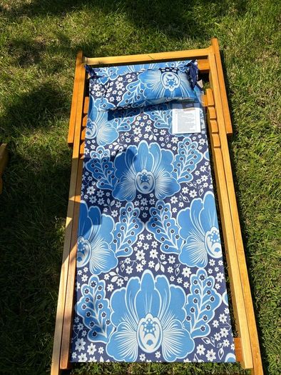Paul Costelloe, designer deck chairs x2