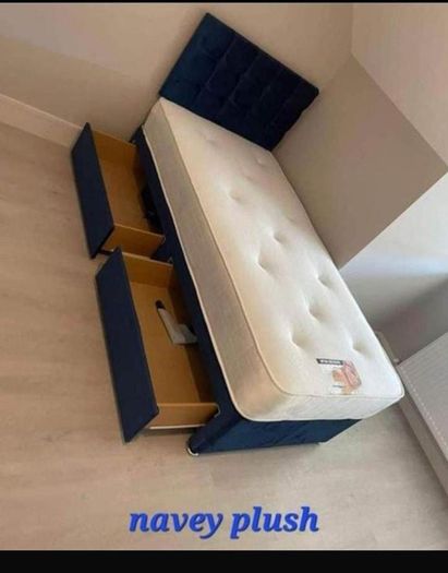 New Stylish single ,Double 4ft, 4ft6, King 5ft And 6ft Superking Sizes Divan Beds Instock. Drawers And Optional Tufted Mattresses Available. Free Delivery