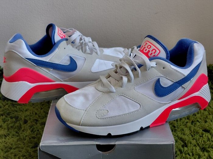 Nike Air Max 180 Ultramarine (2024) UK-7.5/EUR-42 FJ9259-100 White/Ultramarine/Solar Red/Black-2024