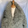 MONKI  Curly Faux Fur Jacket/Teddy Coat Size S Image 2