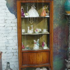 Antique Mahogany Display Cabinet