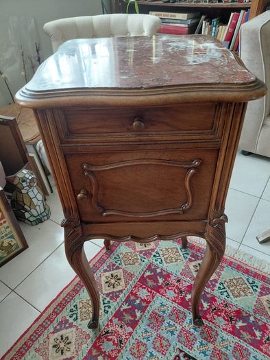 Antique French nightstand Louis XV style