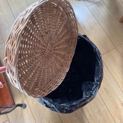 wicker laundry basket