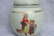 YARDLEY LONDON (Old English Lavender) - a vintage ginger jar with Yardley name and images (1960's / 1970's)