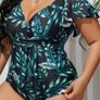 Beautiful Swimsuit with Butterfly Sleeves size 20 Image 3