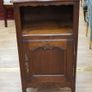 Antique French Oak Petite Cabinet Image 2