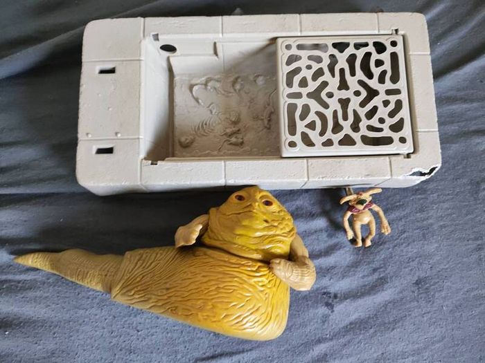 Vintage Star Wars Jabba The Hutt Playset Kenner 1983 Salacious B. Crumb Return Of The Jedi Tatooine