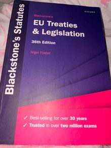 EU Treaties and legislation