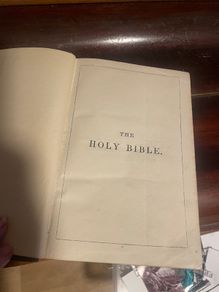 Rare The Holy Bible 1911