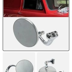vintage car gutter or top of door mirror