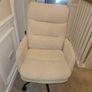 Faux Cashmere Office Chair with high backrest Image 2