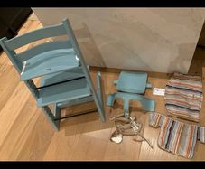 Stokke Tripp Trapp high chair & accessories