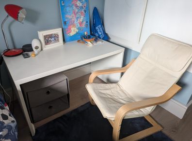 kids desk and chairs
