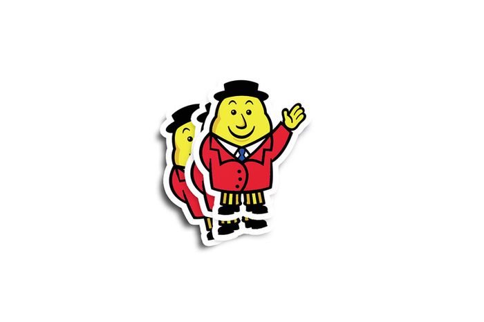Mr Tayto Glossy Stickers 2-Pack