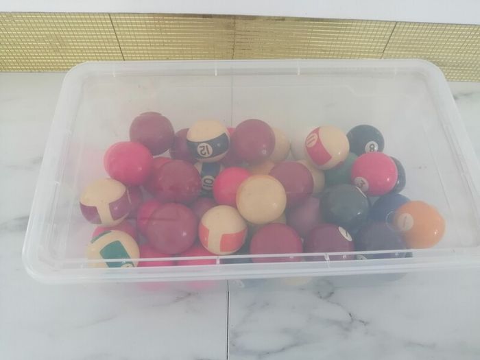 Vintage Mini Pool Balls