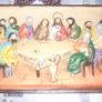 A Beautiful Plaque Last Supper Jesus and the Twelve Apostles, It features a raised relief sculpture Postage Available on all my Items or Collection in Rochfortbridge Westmeath Image 2