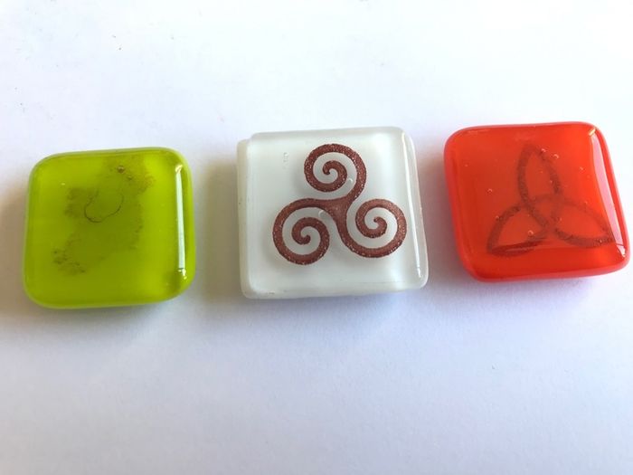 Handmade Fridge Magnets - Set of 3 - FREE DELIVERY