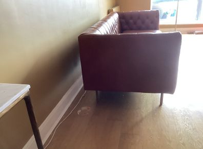 Leather sofa