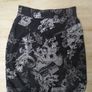 Ladies Moschino Printed Denim Skirt Waist 26" Image 2
