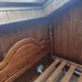 Solid pine double bed frame Image 2
