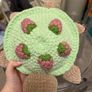 Crochet strawberry turtle plush Image 4