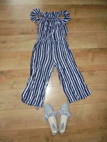 Girls jumpsuit  and shoes