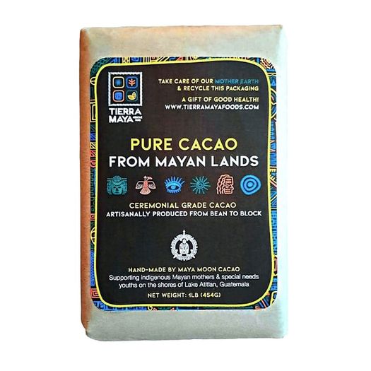 100% Ceremonial Grade Cacao-Tierra Maya-Finest Guatemalan Blend. Solid 454G Cacao Block. Womens Collective. Holistic/Wellness Gift!