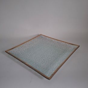 70s Raindrop Glass Vanity Dish