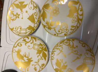 Marcel Wanders 4 Bone China Plates