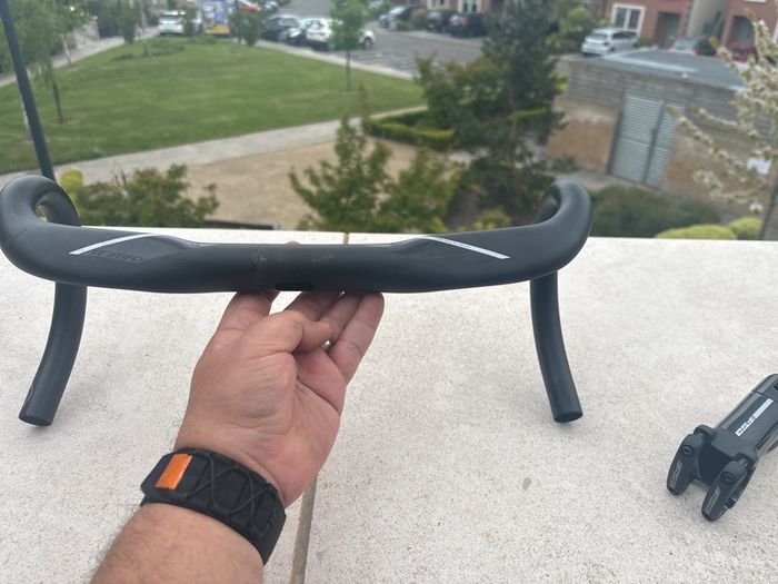 Vision Trimax alu bars 42cm with FSA ACR stem 10cm