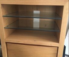 Solid Oak side table - stand