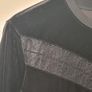 womens RALPH LAUREN black velvet sweater jumper blouse Size medium Image 6