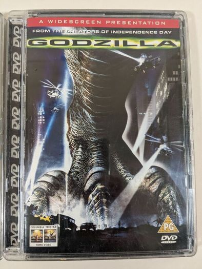 Godzilla and Lock Stock jewel Case DVD