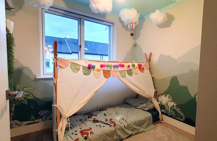Kids Tipi Bed with Canopy (Kave Home Maralis)