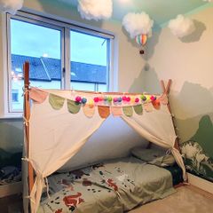 Kids Tipi Bed with Canopy (Kave Home Maralis)