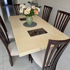 dining table and chairs