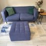 Couch with matching footrest Image 2