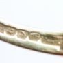 Vintage Solid 9ct Yellow Gold 375, Sapphire Ring - size P - 2,2g Image 8