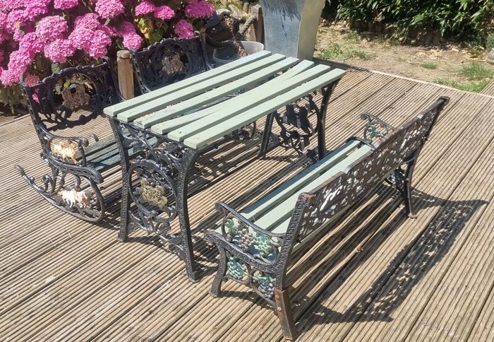 Kids Wrought Iron Garden Set