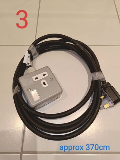 Heavy Duty Metalclad Extension Cables (Heavy Rubber HO7RN-F Cable) and Glands, Individual or Bundle