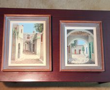 Pair of Original Acrylic paintings from Greece