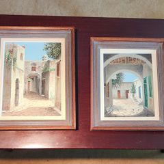 Pair of Original Acrylic paintings from Greece