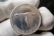 1967 Canada Silver One Dollar Coin