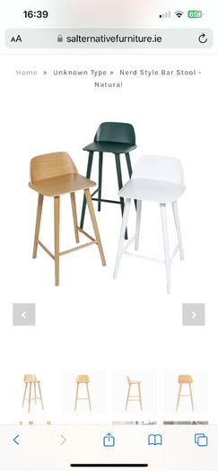 6 Nerd style barstools