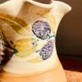 Vintage Kilkenny Irish Studio Pottery Vase Hand Painted Olives Signed Ceramic Image 5