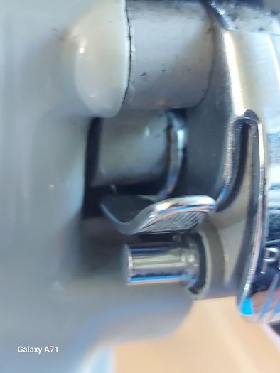Novum Electric Sewing Machine with Sew-Tric Motor with Pedal and power supply, Round Pin Plug, A true Blast from the Past