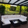 Luxury Rattan Garden Corner Sofa with Table Image 7