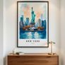 New York Wall Art Print, Travel Poster Image 5