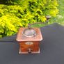 Old wood coffee grinder postage possible Image 3